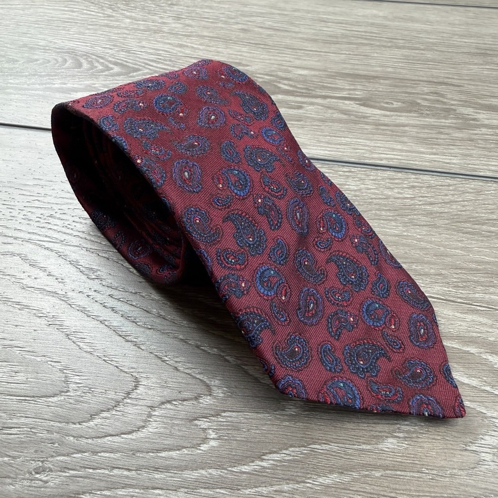 Arnie‎ Men's Arnold Palmer Paisley Pattern Necktie Red 3"x56"